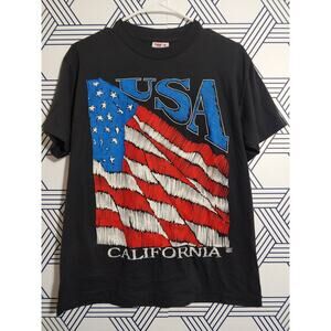 Vintage Hef-T Tee Jays Single Stitch USA California T size M